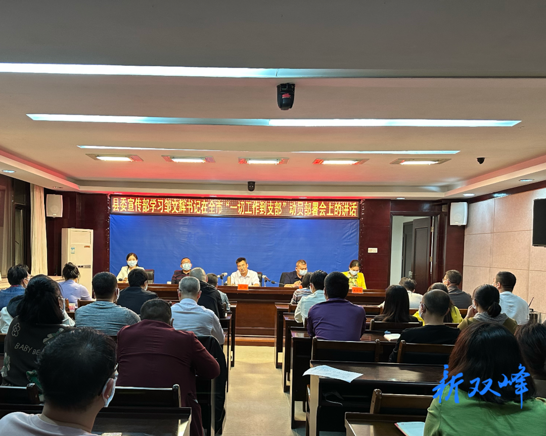 【一切工作到支部】县委宣传部：认真学、用心悟、扎实干，以实际成效推动各项工作争先创优