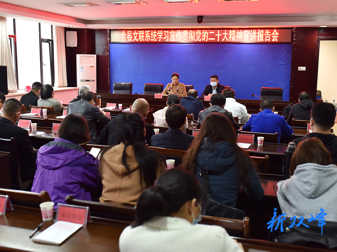 学习贯彻党的二十大精神丨县文联集中学习党的二十大精神
