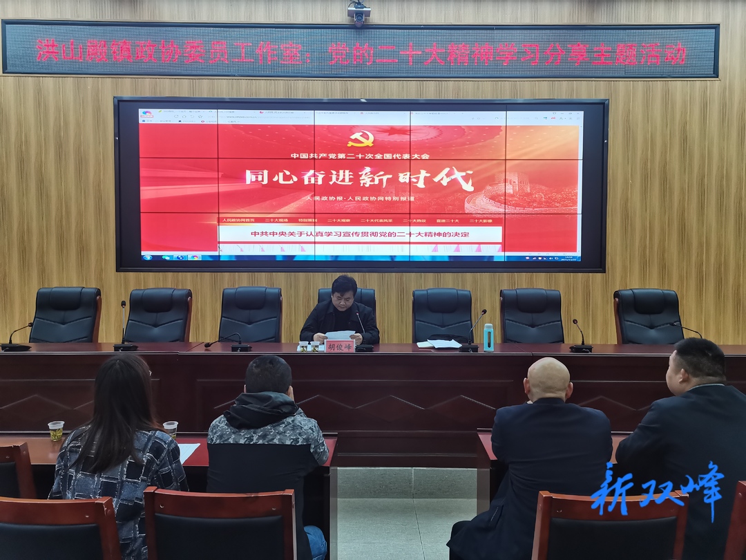 学习贯彻党的二十大精神丨洪山殿镇政协委员工作室：以学习党的二十大精神促履职