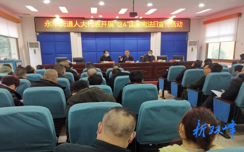 永丰街道人大工委组织开展学习宣传宪法活动