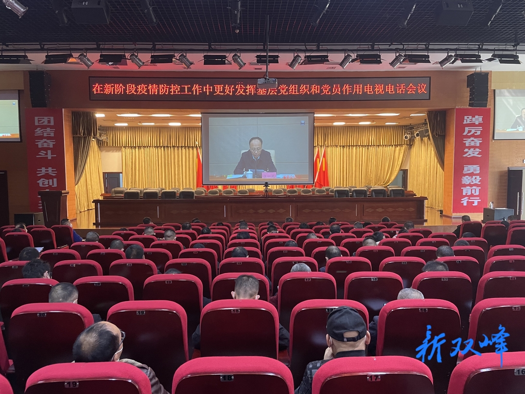 全省在新阶段疫情防控工作中更好发挥基层党组织和党员作用电视电话会议召开 双峰迅速部署落实