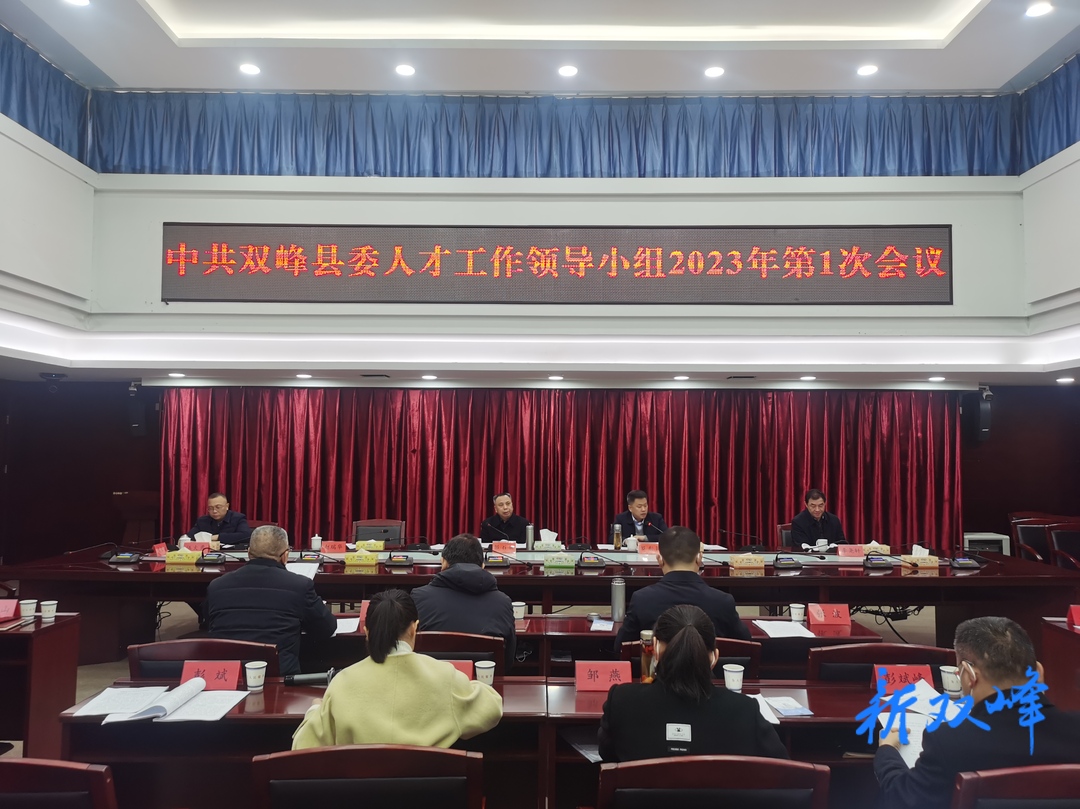 县委人才工作领导小组召开2023年第1次会议