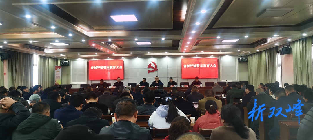 青树坪镇召开警示教育大会