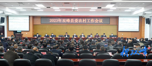 2023年县委农村工作会议召开 彭石清作讲话  李基联主持