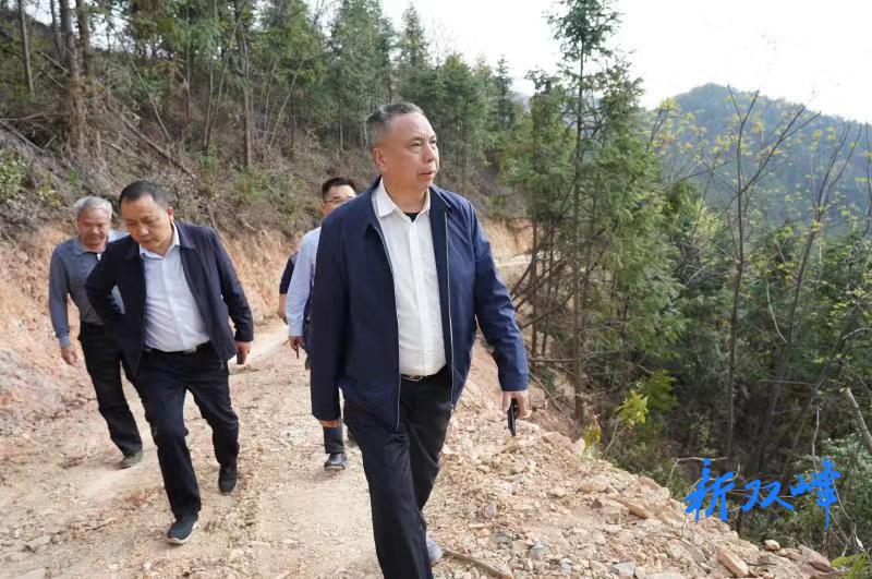 彭石清到鄉鎮開展巡林、巡河工作