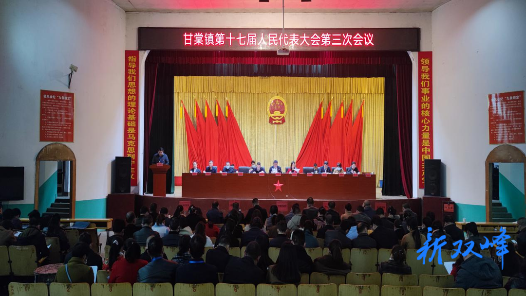 甘棠镇召开第十七届人民代表大会第三次会议