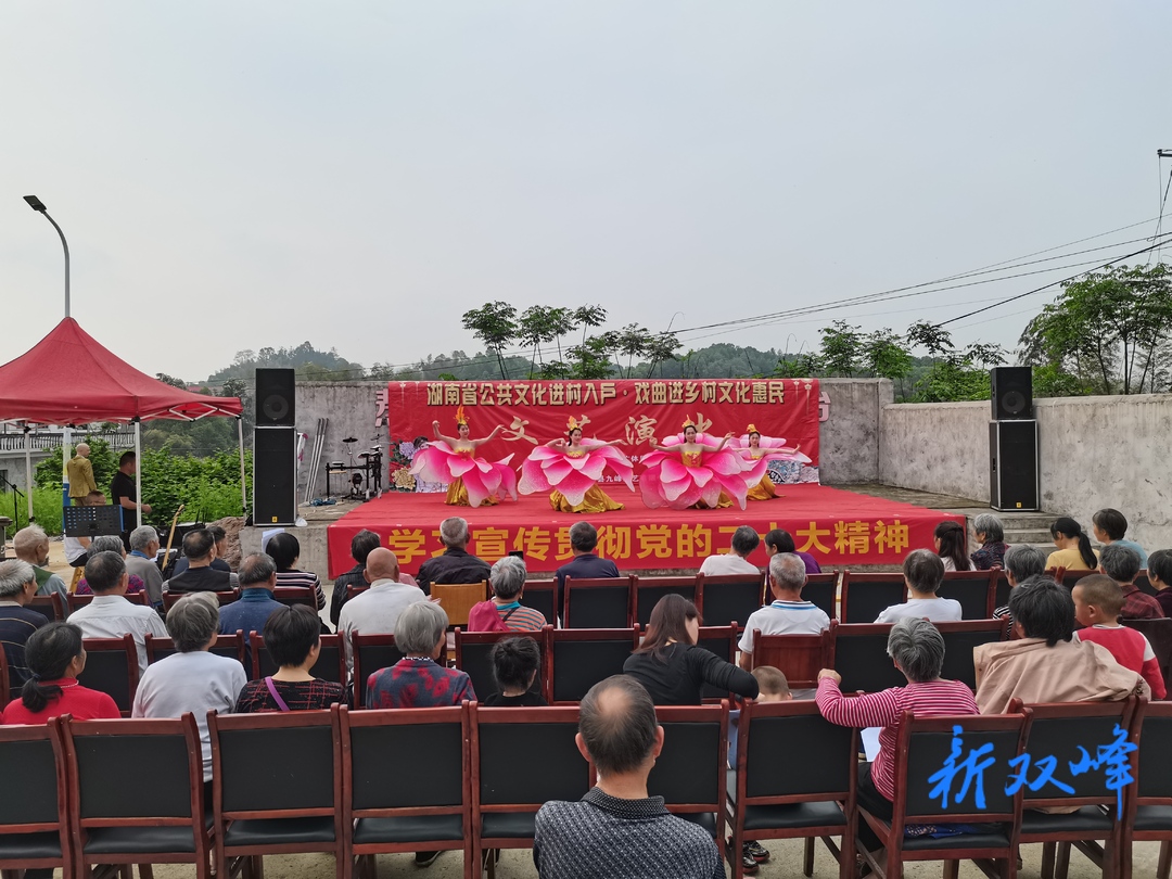 洪山殿镇：文化惠民演出进乡村 党的二十大精神润人心