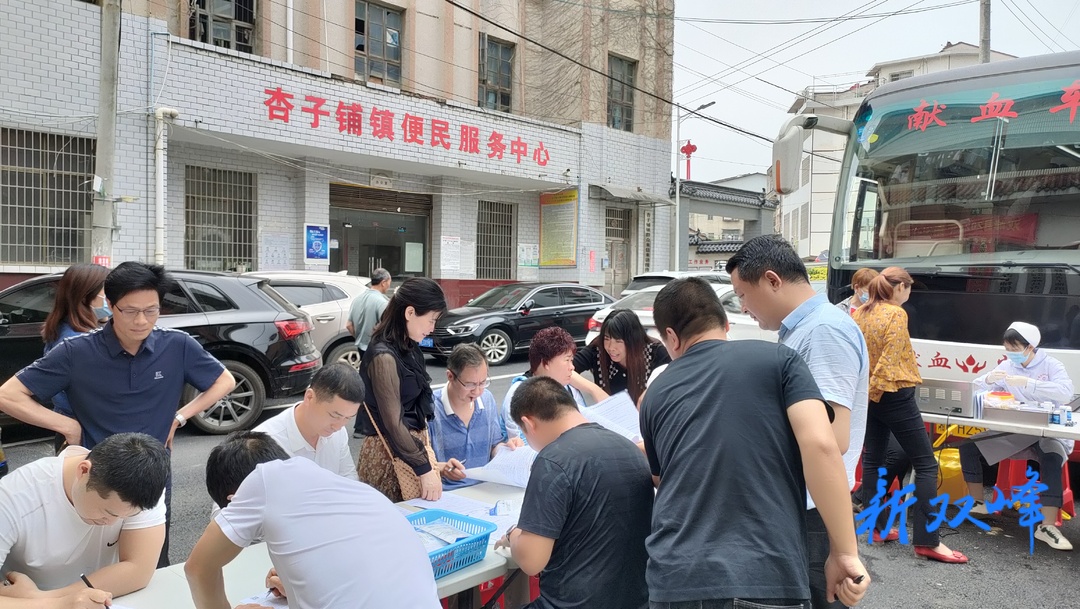 杏子铺镇：开展义务献血志愿活动
