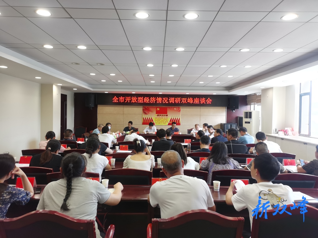欧文安来双峰调研开放型经济工作