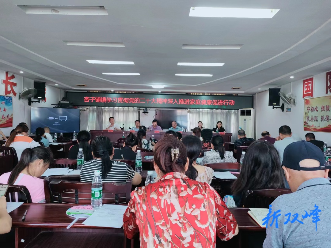 杏子铺镇：计生协积极推进家庭健康促进工作