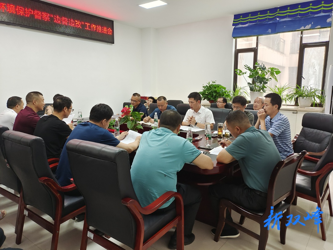 双峰县召开配合省生态环境保护督察“边督边改”工作推进会