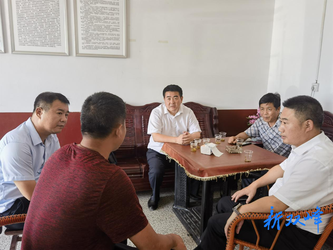 王德文到甘棠调度抗旱保水工作