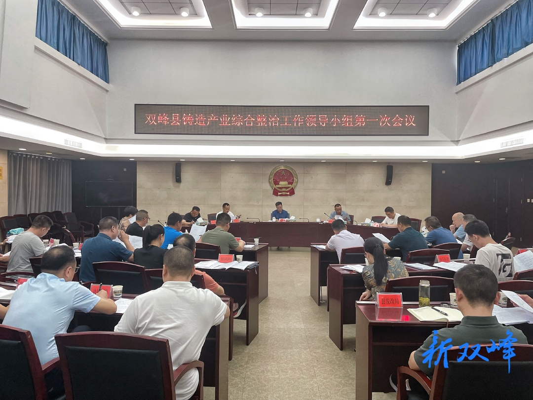 李基联主持召开双峰县铸造产业综合整治工作领导小组第一次会议