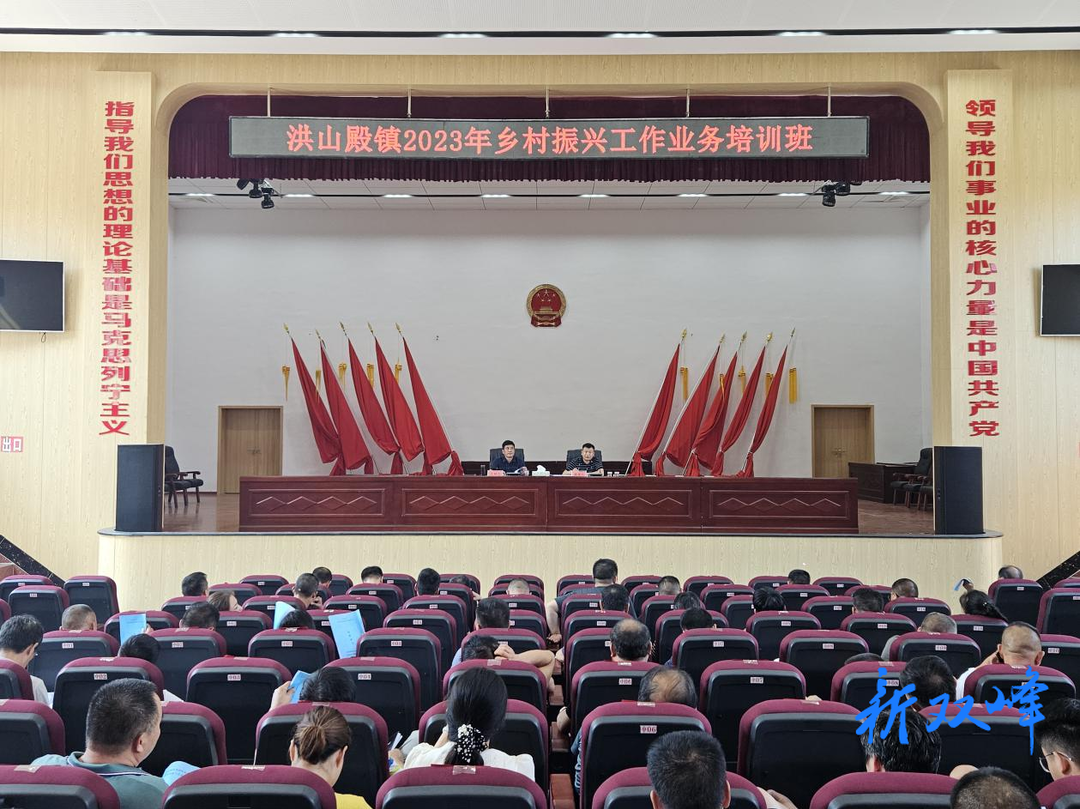 洪山殿镇：开展业务培训，助推乡村振兴