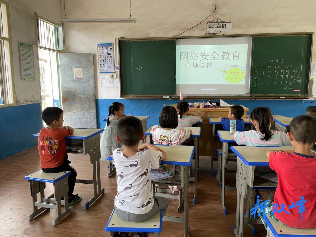 杏子铺镇合塘学校开展网络安全宣传周系列活动