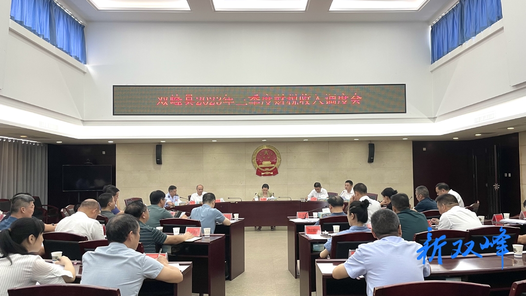 县领导调度2023年三季度财税收入工作