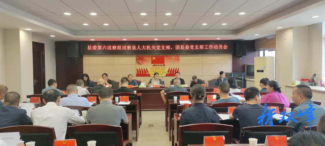 十三届县委第五轮巡察第六巡察组巡察县人大机关党支部工作动员会召开