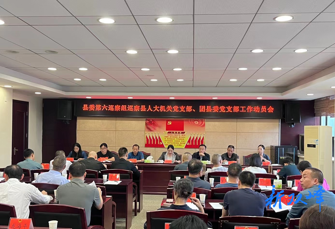 十三届县委第五轮巡察第六巡察组巡察共青团双峰县委党支部工作动员会召开