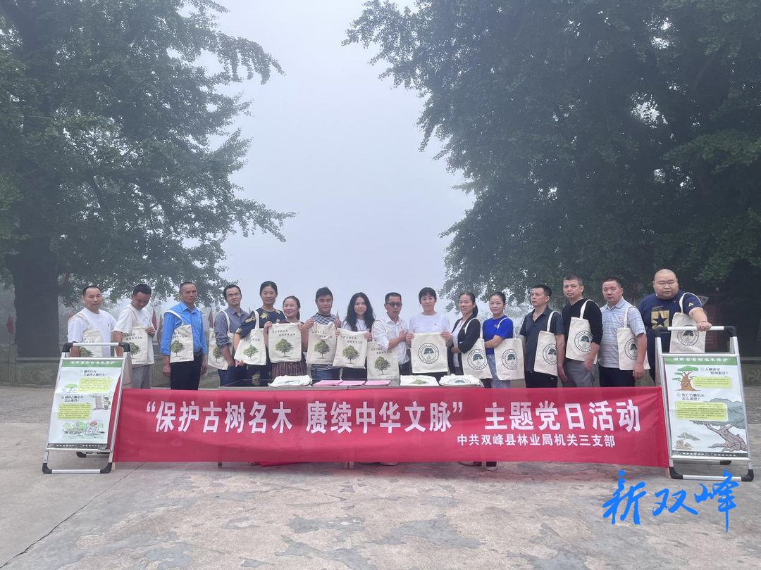 双峰县林业局：“保护古树名木，赓续中华文脉”我们在行动