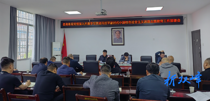 双峰县商务局扎实推进主题教育工作