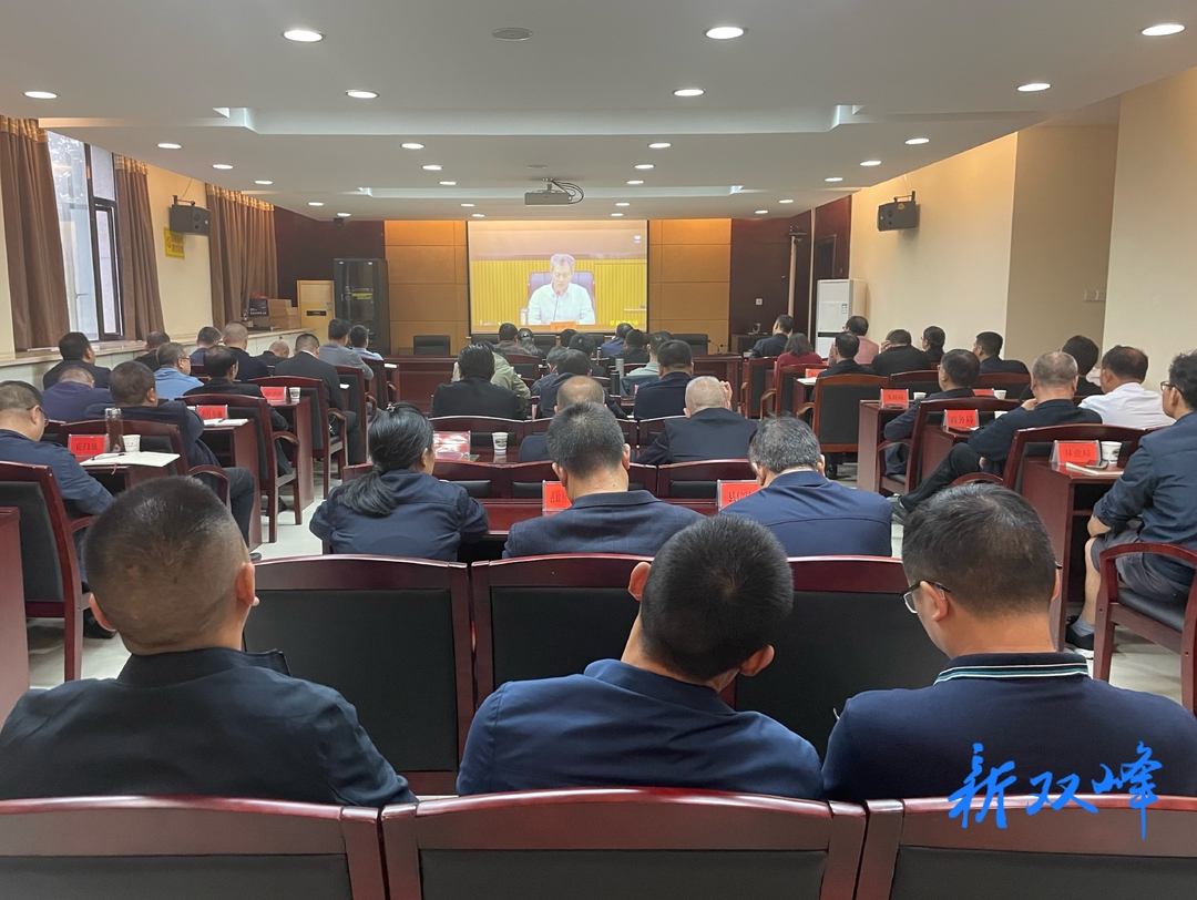 双峰县收听收看娄底市优化营商环境工作推进会