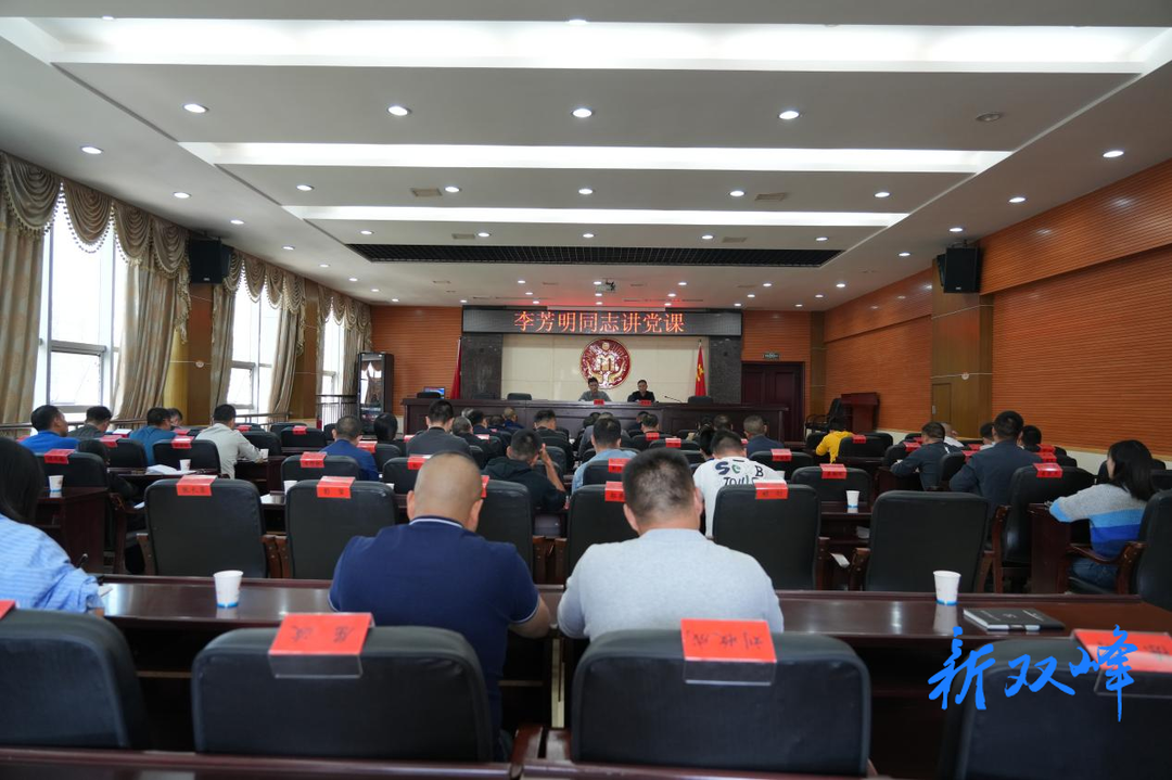 县领导到县民政局上党课