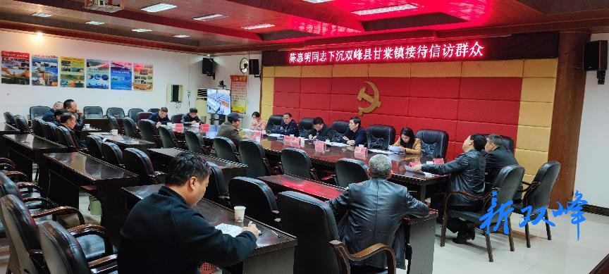 陈惠明到甘棠镇下沉接访