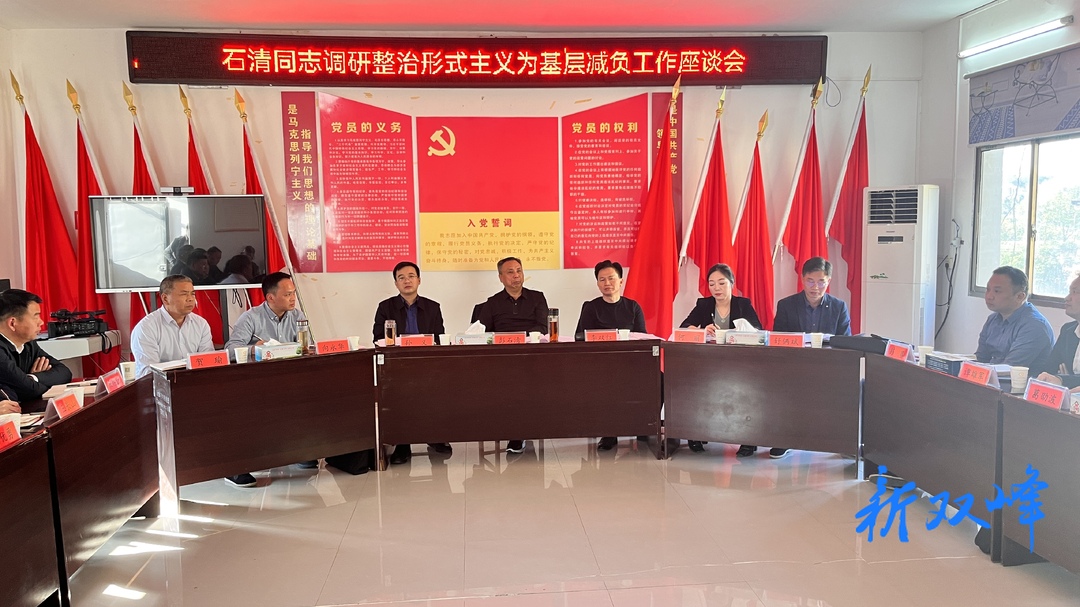 【走基层 找问题 想办法 促发展】彭石清到印塘乡调研整治形式主义为基层减负工作