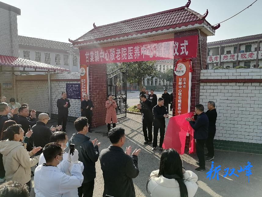 甘棠镇中心敬老院医养中心揭牌