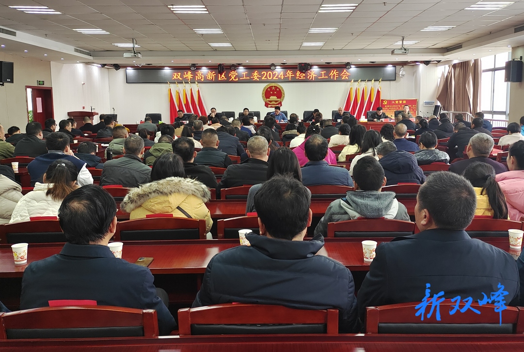 双峰高新区党工委召开2024年经济工作会