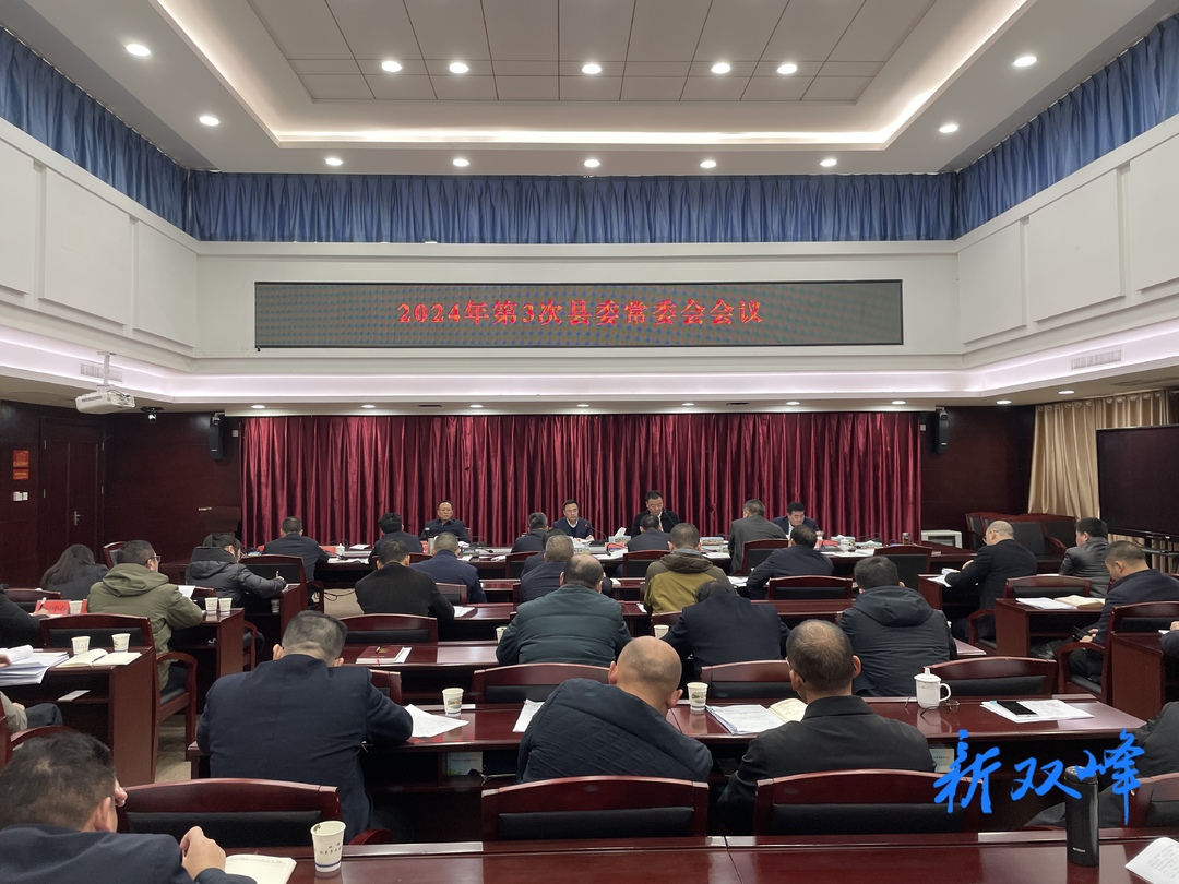李基联主持召开2024年第3次县委常委会会议
