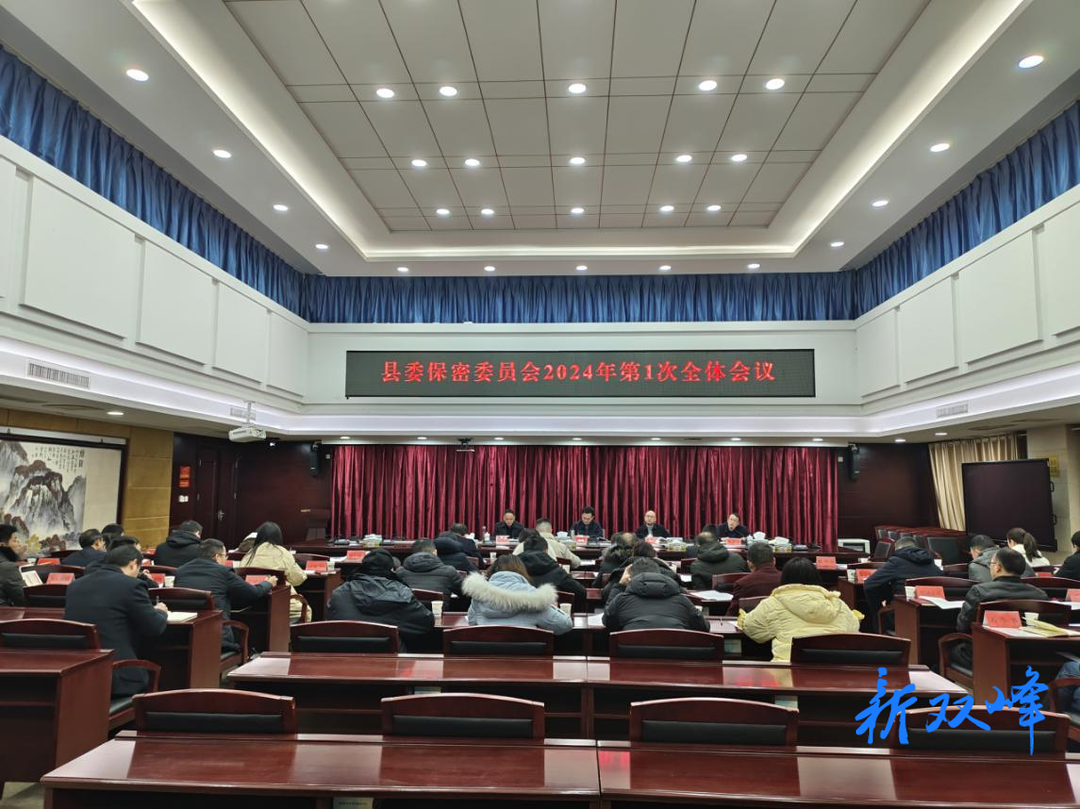 双峰县召开县委保密委员会2024年第1次全体会议
