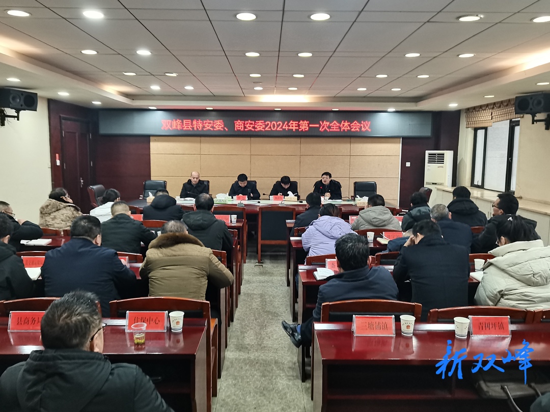 双峰县特安委、商安委召开2024年第一次全体会议