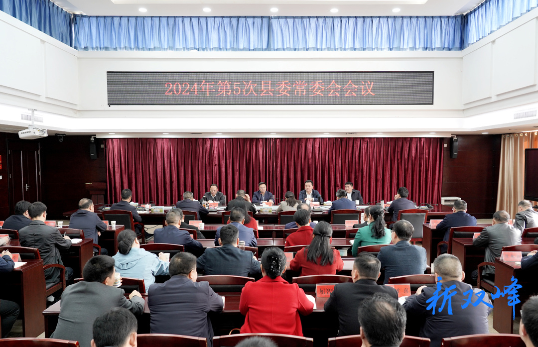 李基联主持召开2024年第5次县委常委会会议