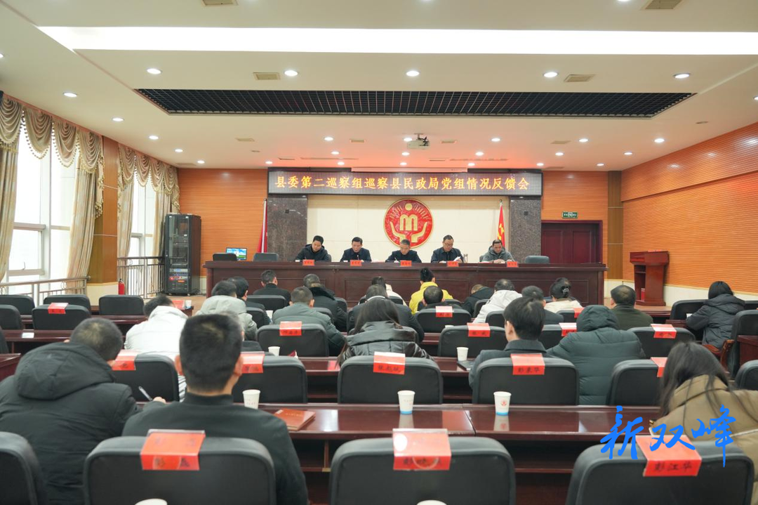 县委第二巡察组向县民政局党组反馈巡察情况