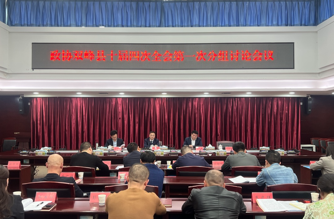 政协双峰县十届四次会议举行分组讨论