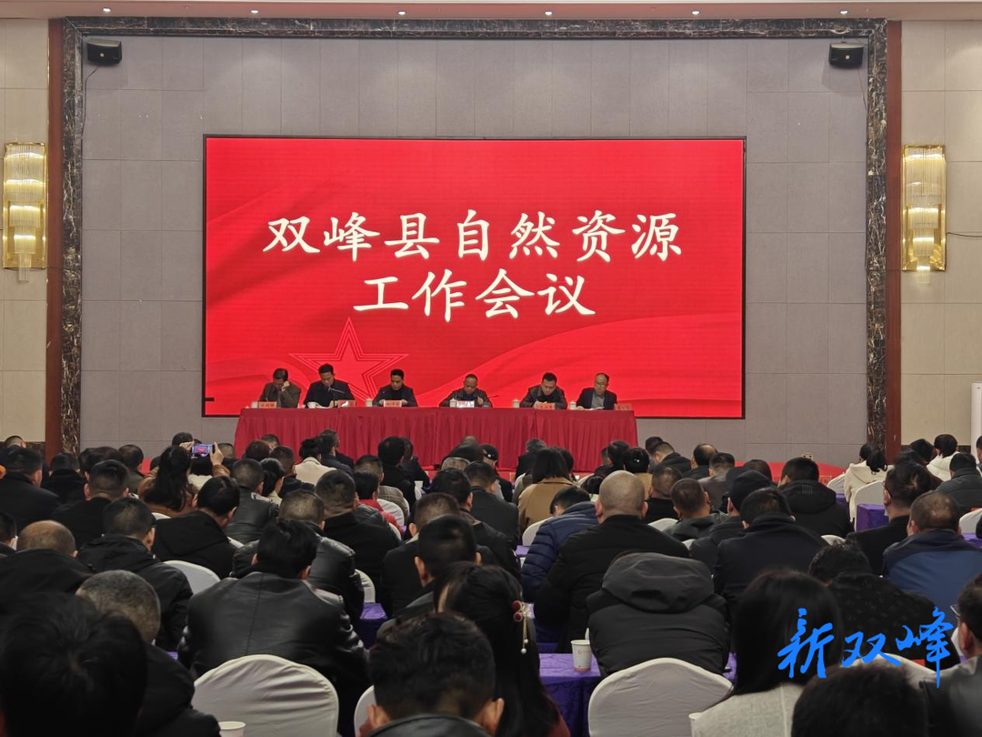 双峰县自然资源工作会议召开