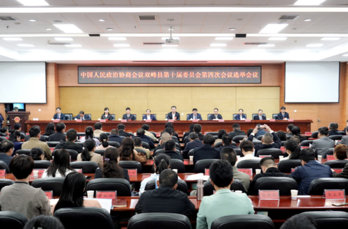 政协双峰县第十届委员会第四次会议举行选举大会