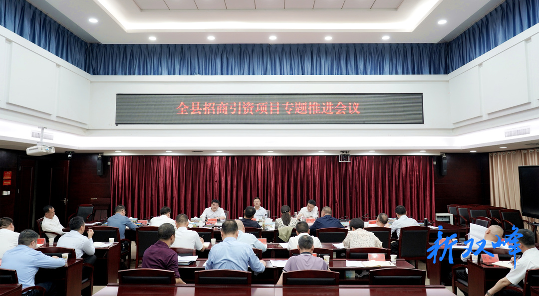 李基联主持召开2024年一季度招商引资项目推进会