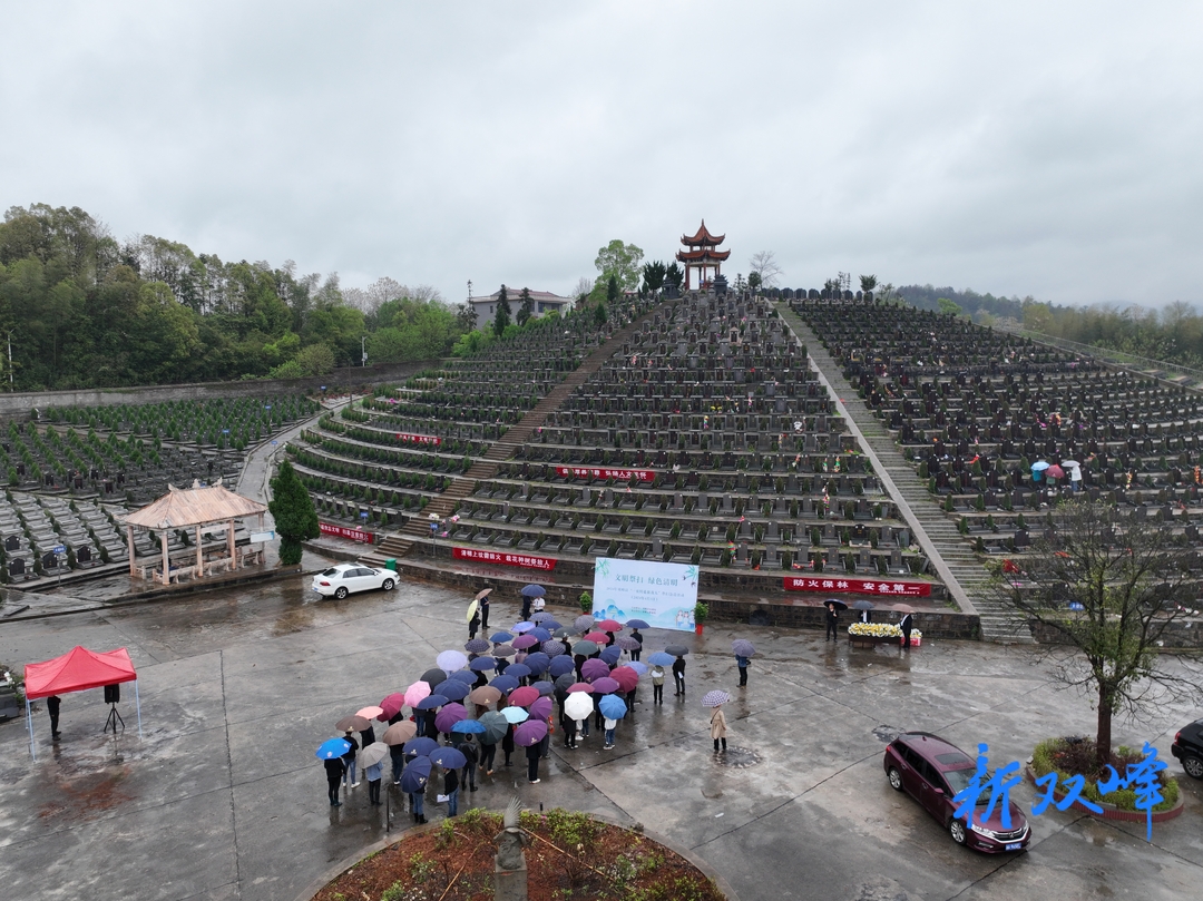 县民政局举办2024年“一束鲜花祭故人”祭扫公益活动