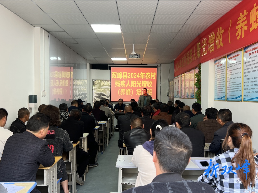 双峰：55名残疾人养蜂酿造“甜蜜事业”