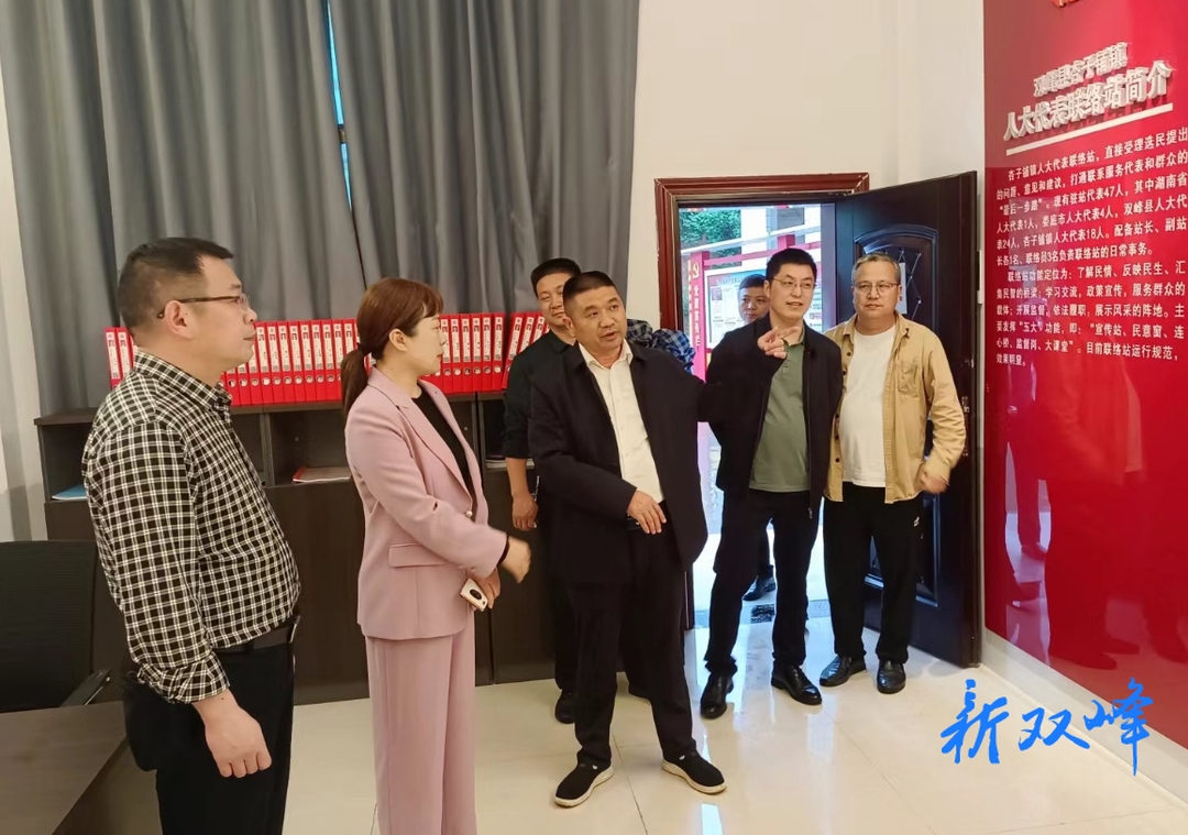 市人大常委会调研指导杏子铺镇人大代表联络站建设运行工作