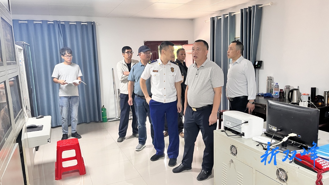 县领导带队检查端午节前安全生产工作