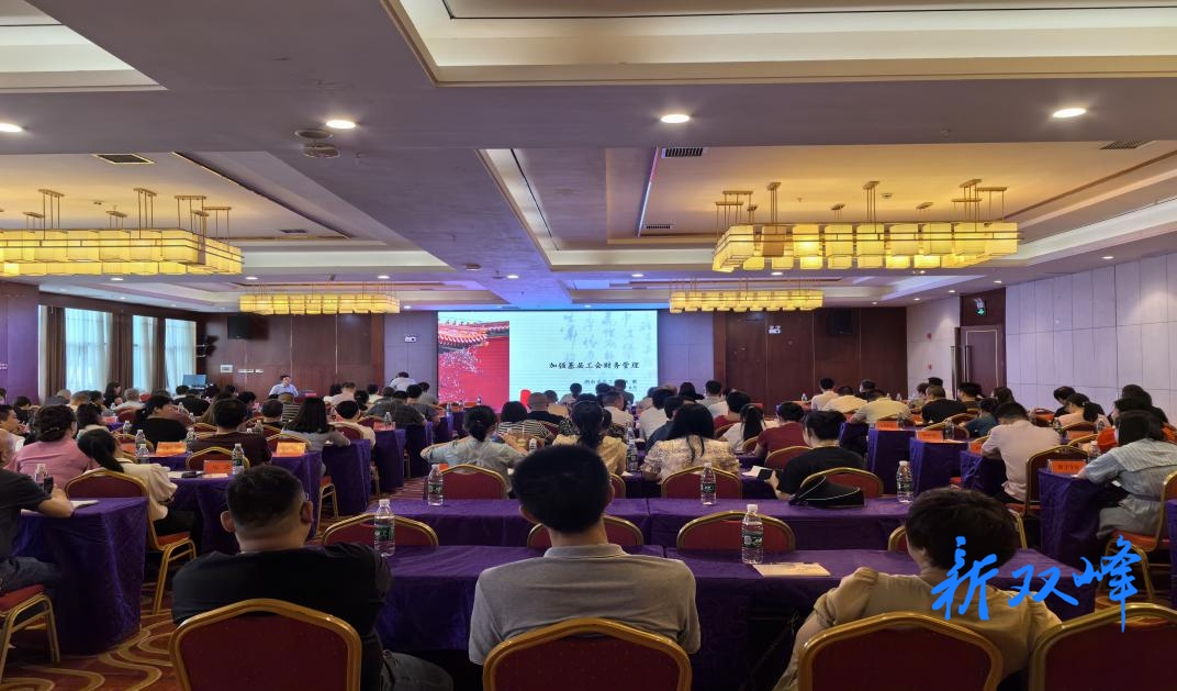 双峰县总工会举办全县财务经审业务培训班