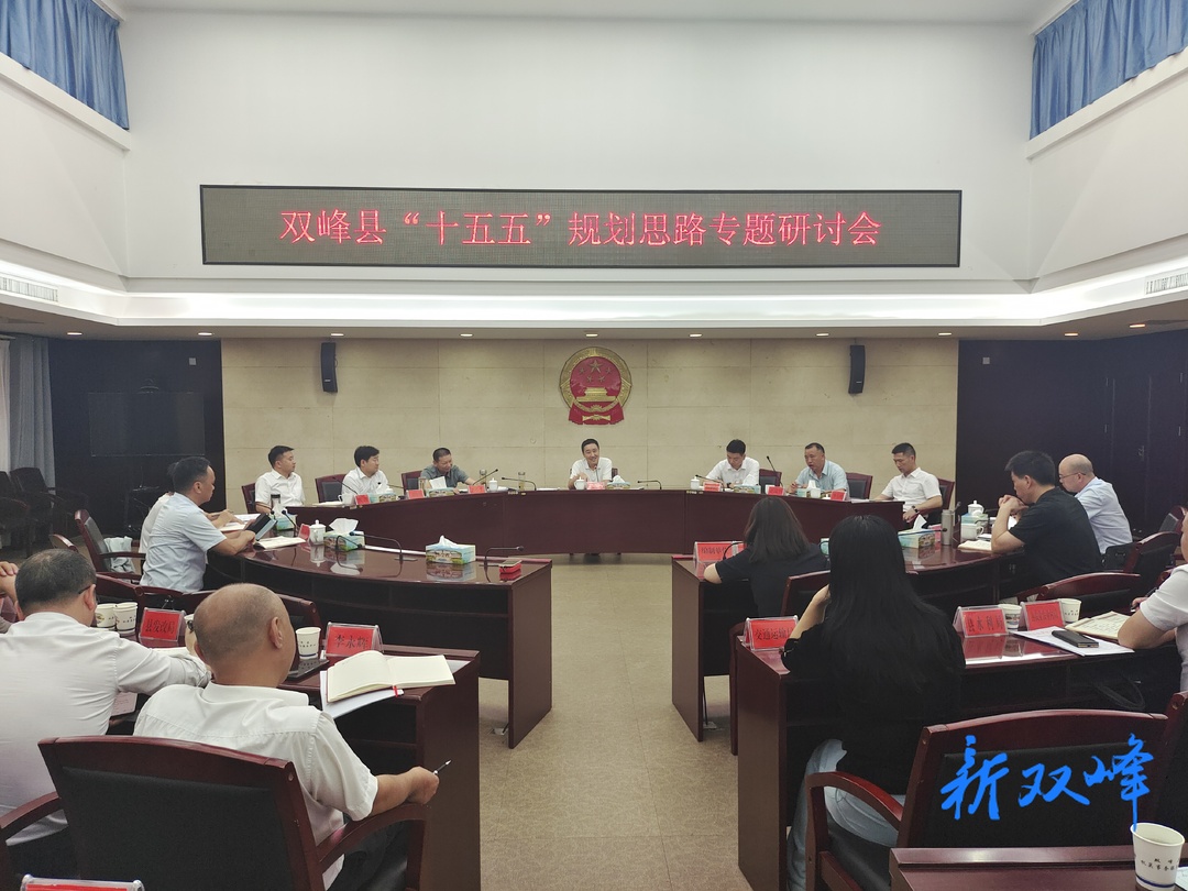 双峰县召开“十五五”规划思路专题研讨会