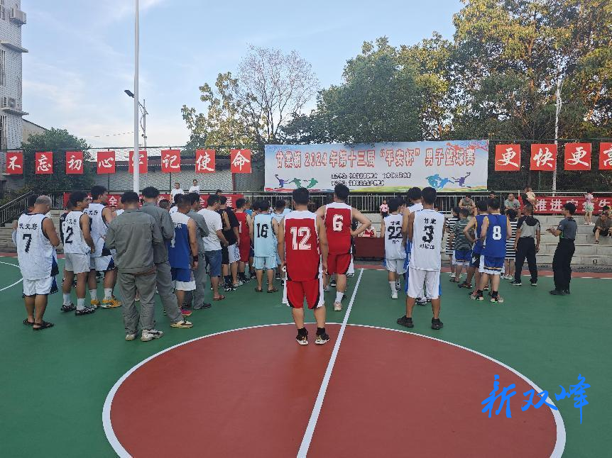 甘棠镇第十三届“平安杯”男子篮球赛开幕