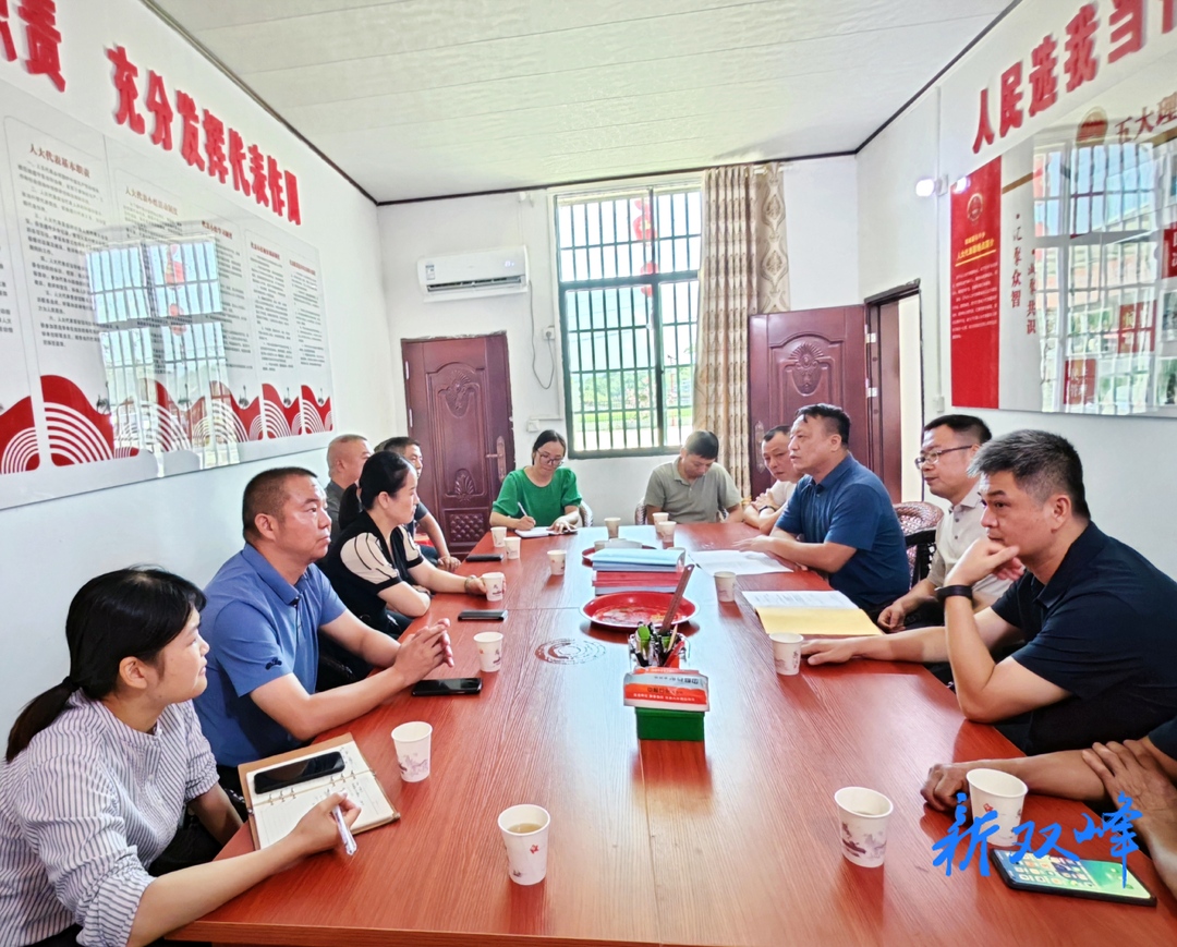 湘乡市人大常委会来石牛乡考察乡镇基层人大工作