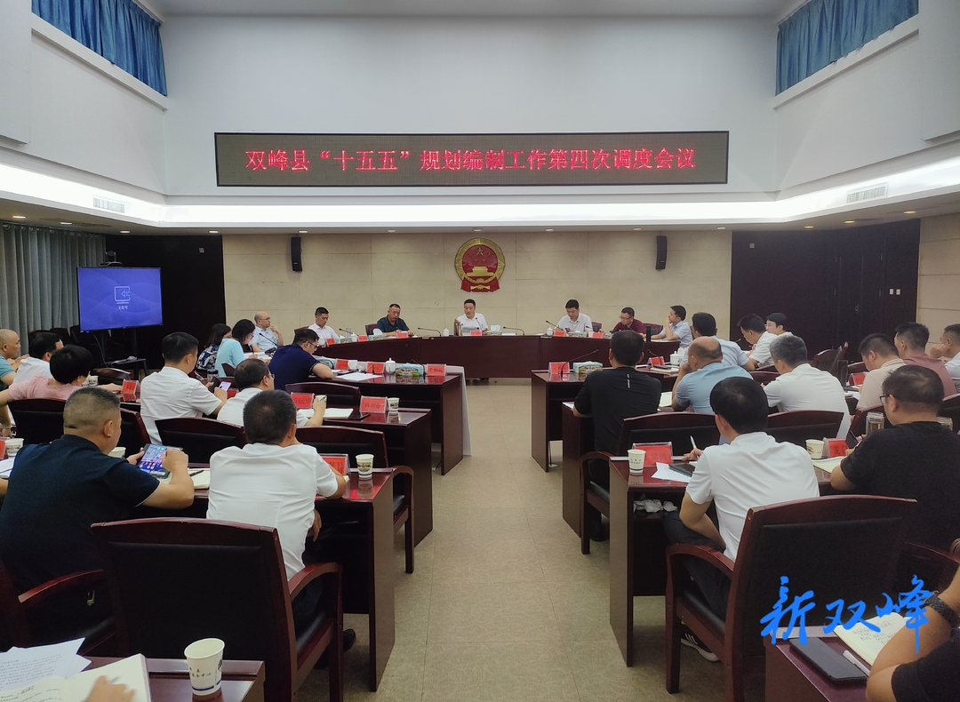 王文红主持召开双峰县“十五五”规划编制工作第四次调度会