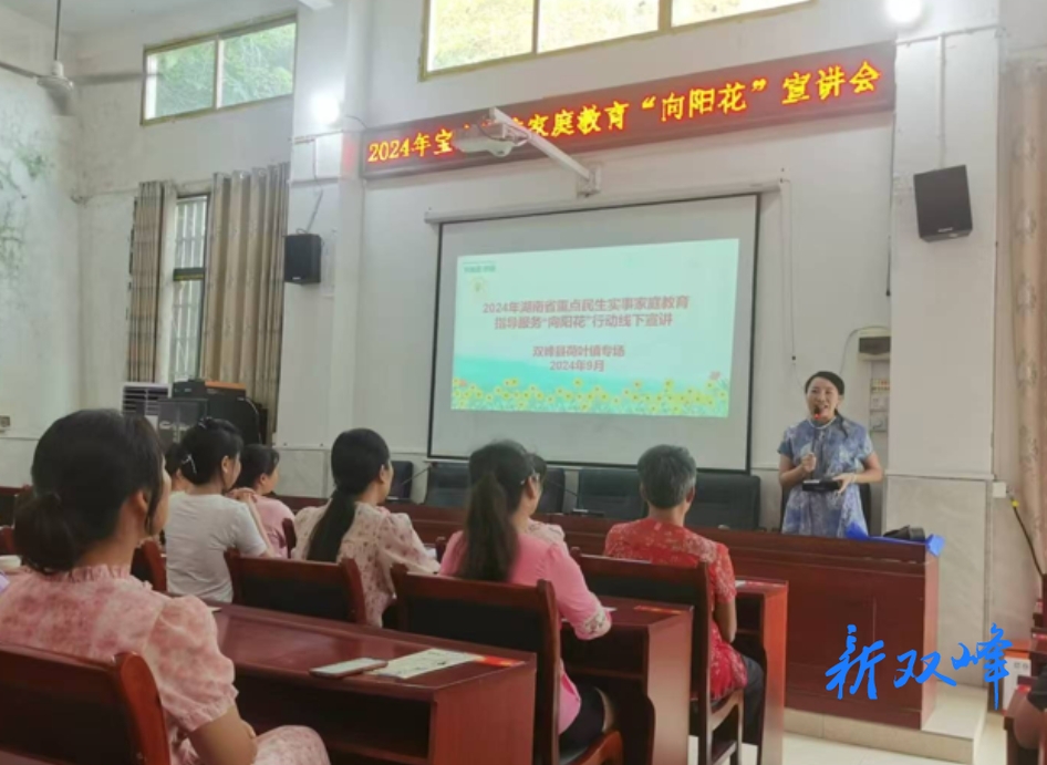 ​荷叶镇开展家庭教育指导服务“向阳花”线下宣讲活动