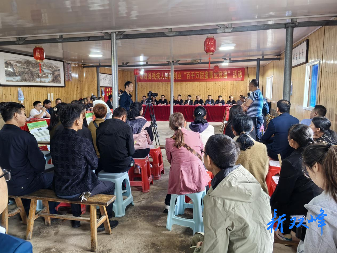 双峰县举办首届残疾人创新创业“百千万甜蜜事业竞赛”活动